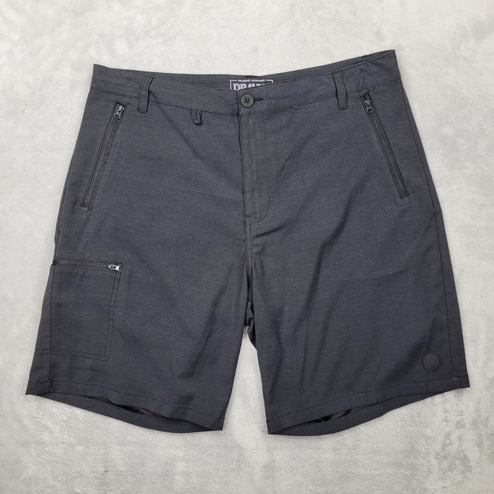 Dravus Shorts Men 34 Performance Hybrid Workout Pant Flex Medium Heading Nowhere